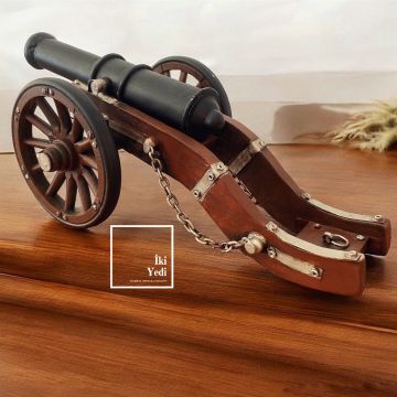 Depraz Metal Savaş Topu Arabası Nostaljik Metal Obje Vintage Dekor Antika Araç ve Araba Tasarımları