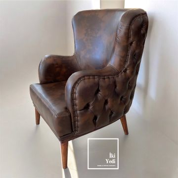 Hector Ofis Koltuk Takımı Büro Chester Oturma Grubu Makam Mobilyaları Bekleme Dinlenme Salonu Tasarımları Üçlü Kanepe ve Tekli Berjer Grup
