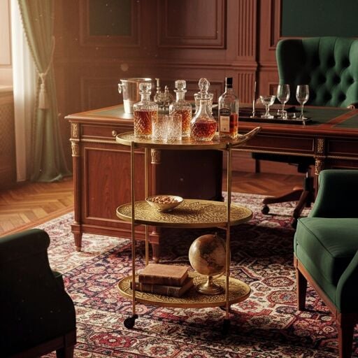 İçki Servis Arabası & Sunum Sehpası