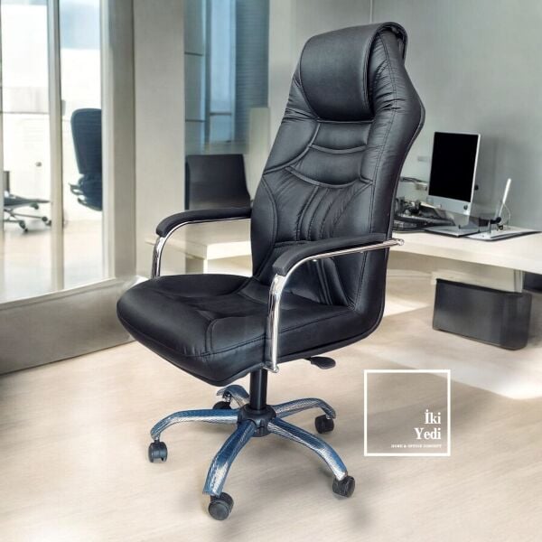 Couper Patron Makam Koltuğu Yönetici Ofis Koltuğu Suni Deri Büro Sandalyesi Ofis Mobilyaları Koltuklar