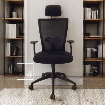 Orijinal Goldsit Quatro Kaliteli Ergonomik Yönetici Koltuğu Ofis Çalışma Sandalyesi Büro Koltukları Makam Tasarım Fileli Garantili