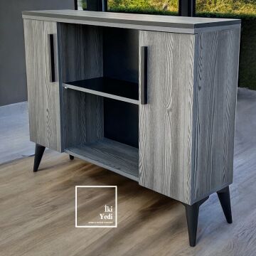 Bavyera 120 cm Konsol Tipi Ofis Dosya Dolabı Dosyalık Dolap Klasörlük Evrak Tv Ünitesi Çok Amaçlı Mobilya Ev Salon Büro Mobilyaları