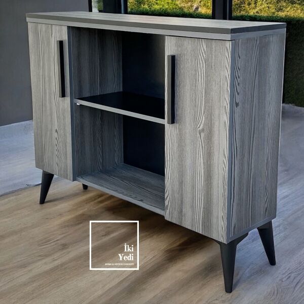 Bavyera 120 cm Konsol Tipi Ofis Dosya Dolabı Dosyalık Dolap Klasörlük Evrak Tv Ünitesi Çok Amaçlı Mobilya Ev Salon Büro Mobilyaları
