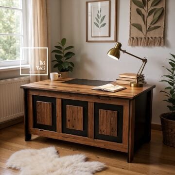 Surcroit Ofis Çalışma Masası Ofis Mobilyası Yönetici Masası Home Office Masa Modeli Büro Mobilyalar