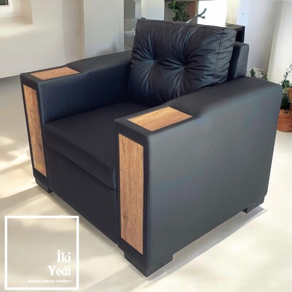 Chambre Üniteli Modern Makam Odası Mobilya Takımı Yönetici Ofis Mobilyası, Şık ve Konforlu Ahşap Masa, Dolap ve Koltuk Seti