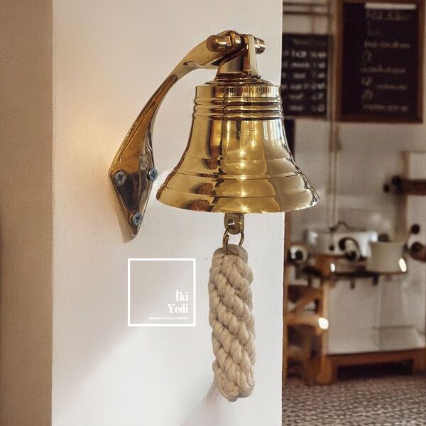 Guardi Pirinç Duvar Çanı – Dekoratif Lüks Duvar Süsü, Şık Aksesuar ve Hediyelik Çan Modeli