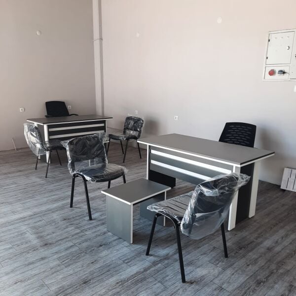 Lucre Sekreterya Seti Ofis Çalışma Masası Takımı Büro Personel Grubu Mobilyası Masa Sandalye