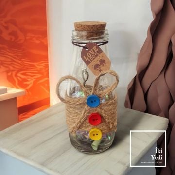 Wishes 77-1 Dilek Şişesi Uygun Fiyatlı Hediyelik Eşyalar Dekoratif Objeler