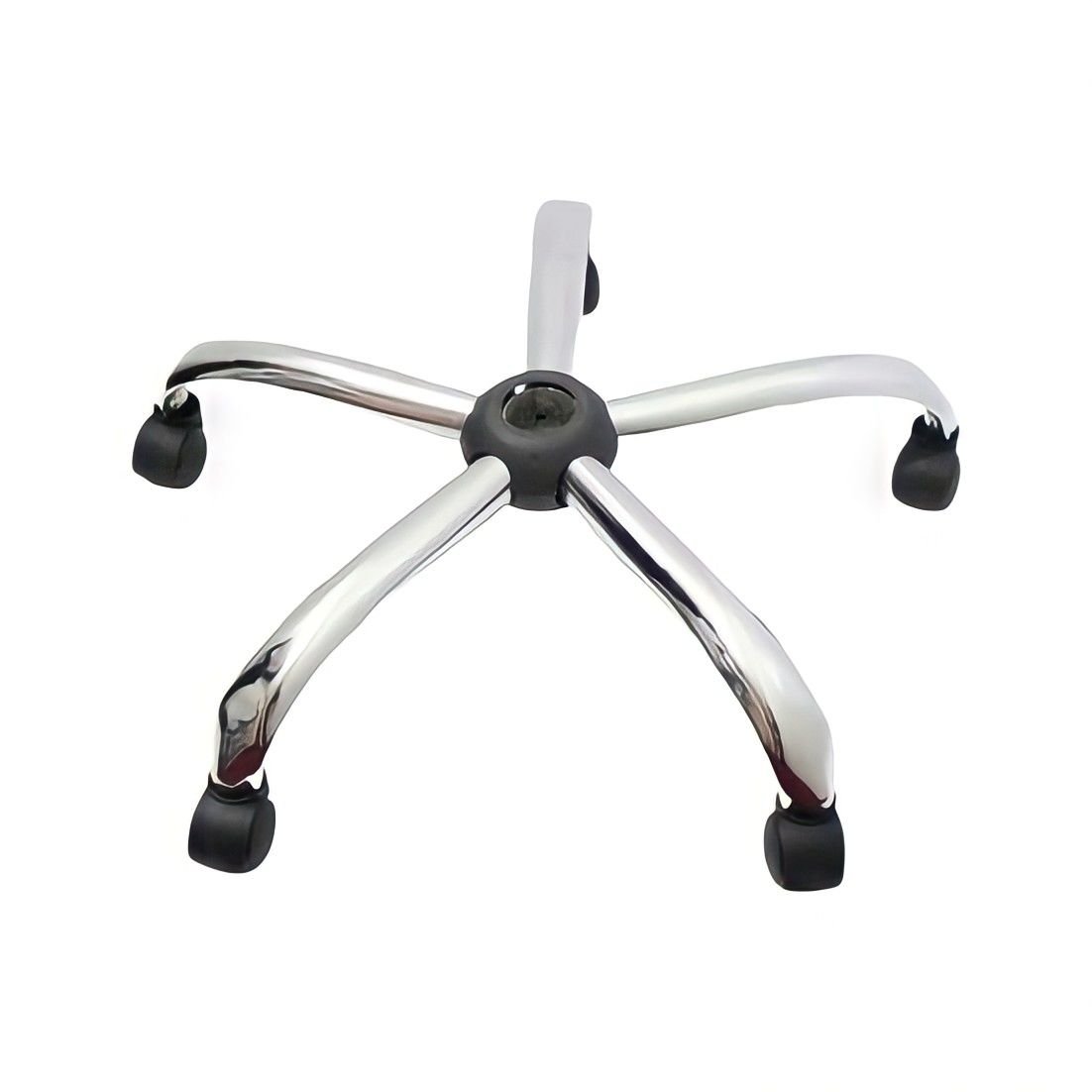 Krom Demir Ayak Döner Örümcek Tip Ofis Sandalyesi Büro Koltuğu Çalışma Bilgisayar Sandalyeleri