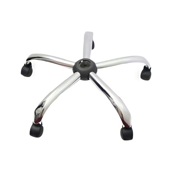 Krom Demir Ayak Döner Örümcek Tip Ofis Sandalyesi Büro Koltuğu Çalışma Bilgisayar Sandalyeleri