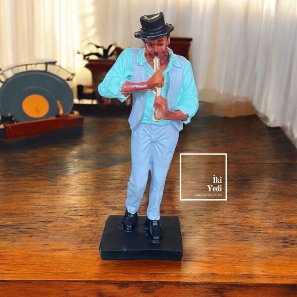 Pirlo Müzisyenler Müzik Dekoru Keman Gitar Çello Grup Şarkıcı Dekorasyon Hediyelik Dekoratif Renkli Obje Figür Ev İş Hediyesi Pozitif Tema 77-3