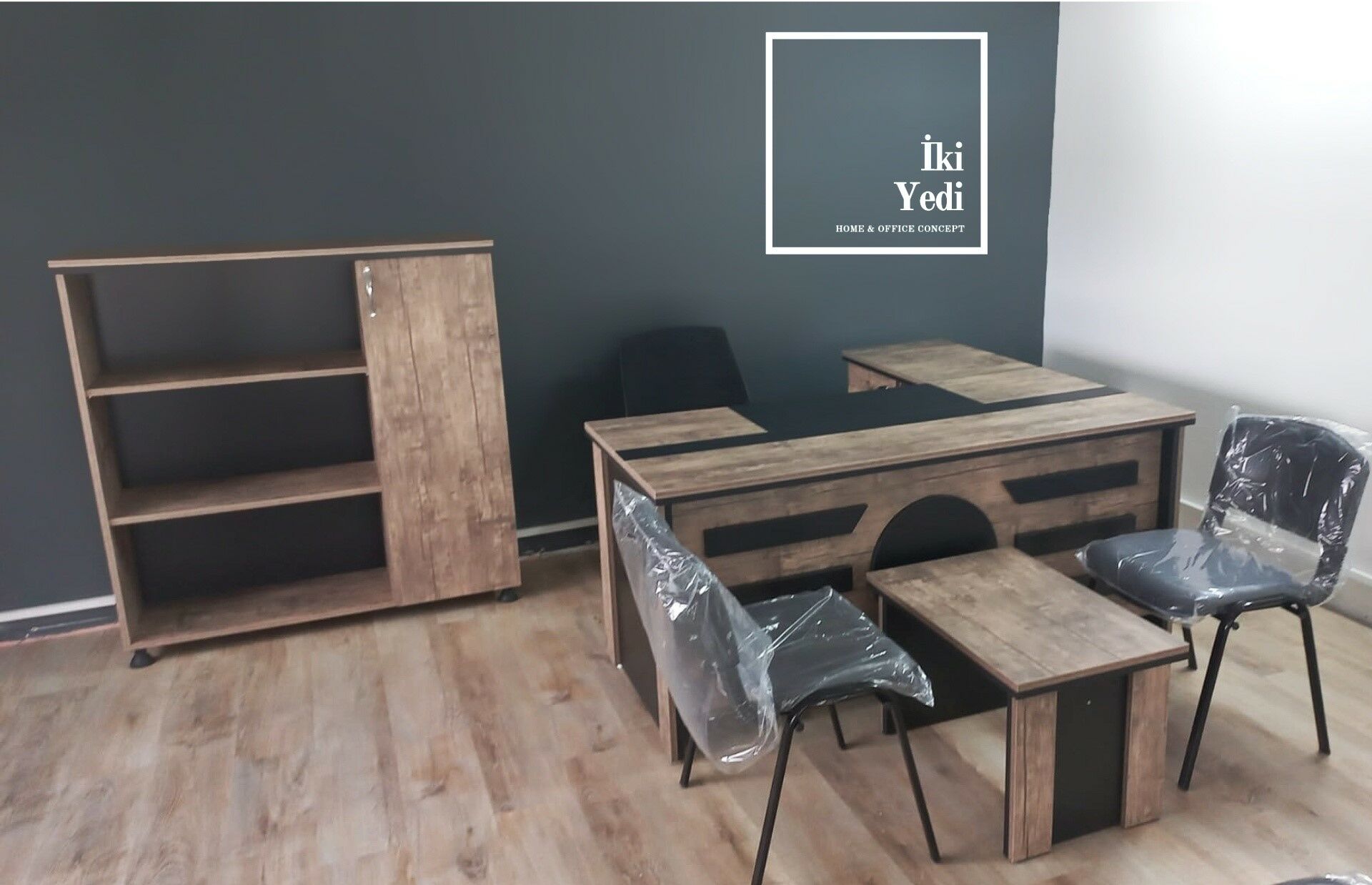 Desprix Ofis Mobilyası Takımı Büro Mobilyaları Makam Masası Yönetici Personel Müdür Patron 160 cm