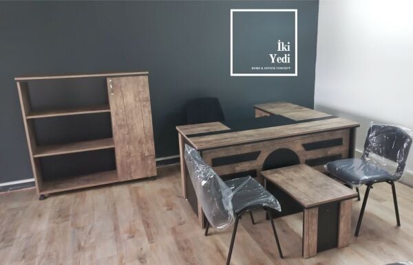 Desprix Ofis Mobilyası Takımı Büro Mobilyaları Makam Masası Yönetici Personel Müdür Patron 160 cm