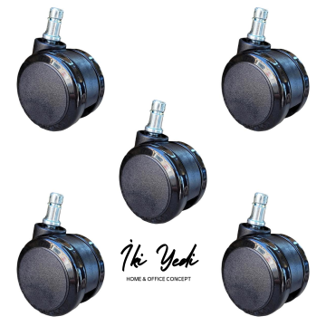 Goldsit Marka 5 Adet Büyük Sessiz Tekerlek Takımı Döner Sandalye Tekerleği Ofis Koltuğu Büro Koltuk Grubu