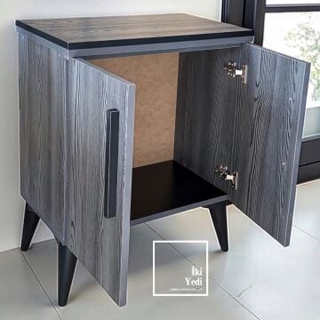 Bavyera 160 cm Modern Gri Siyah Ofis Masa Takımı Ofis Mobilyaları Büro Makam Odası Yönetici Seti