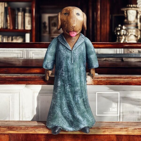 İkonik Dövüş Sanatları Ustaları Fil Timsah Gergedan Kedi Köpek Meditasyon Figürleri 77-2