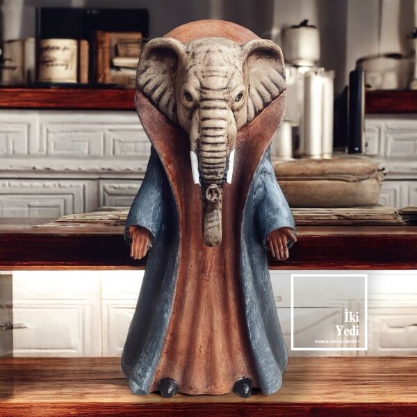 İkonik Dövüş Sanatları Ustaları Fil Timsah Gergedan Kedi Köpek Meditasyon Figürleri 77-4