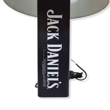 Jack Daniel's Viski Kutusu Metal Abajur Masa Lambası Vintage Retro Whiskey Ev Ofis Büro Çalışma Odası Yatak Odası