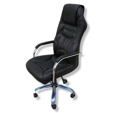 Brooklyn Lükens Ayaklı Şık Makam Oda Takımı Ofis Mobilyası Büro Mobilyaları Patron Masası Seti Yönetici Grubu