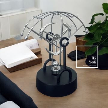 Dolphin 3D Hareketli Yunus Figürlü Denge Balans Aksesuar – Masaüstü Ofis ve İş Hediyelik Obje