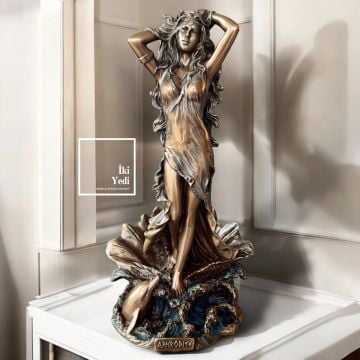 Veronese Afrodit Heykeli Bronz Biblo Yunan Mitolojisi Dekor, Ev Ofis VIP Hediyelik Obje