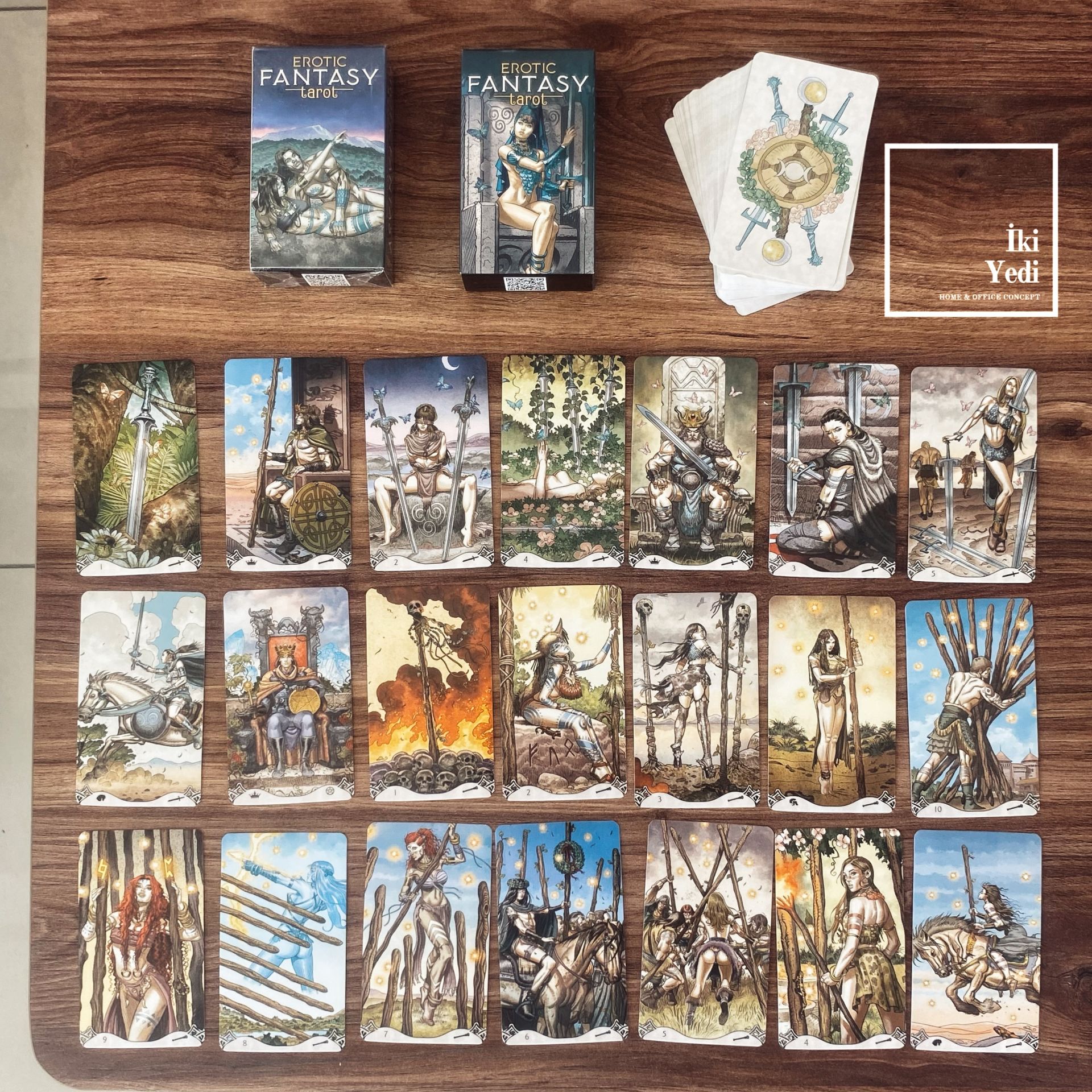 Erotic Fantasy Tarot – Erotik Fantazi Temalı Tarot Kartları | Yetişkin Tarot Destesi Tarot Falı