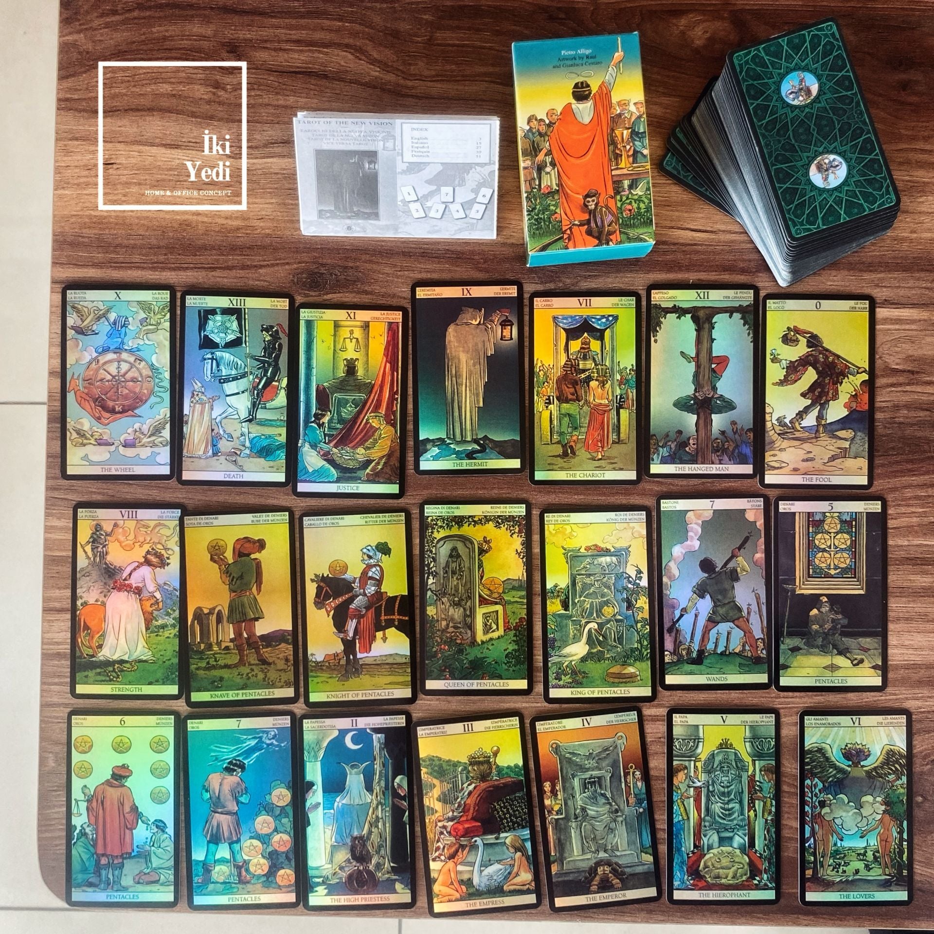 Tarot of the New Vision – Yeni Vizyon Tarot Kartları | Orijinal Tarot Destesi Tarot Falı