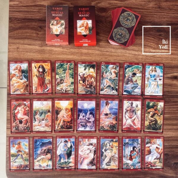 Tarot of Sexual Magic – Erotik Tarot Kartları Yetişkinlere Özel Spiritüel Fal Kartı Tarot Destesi