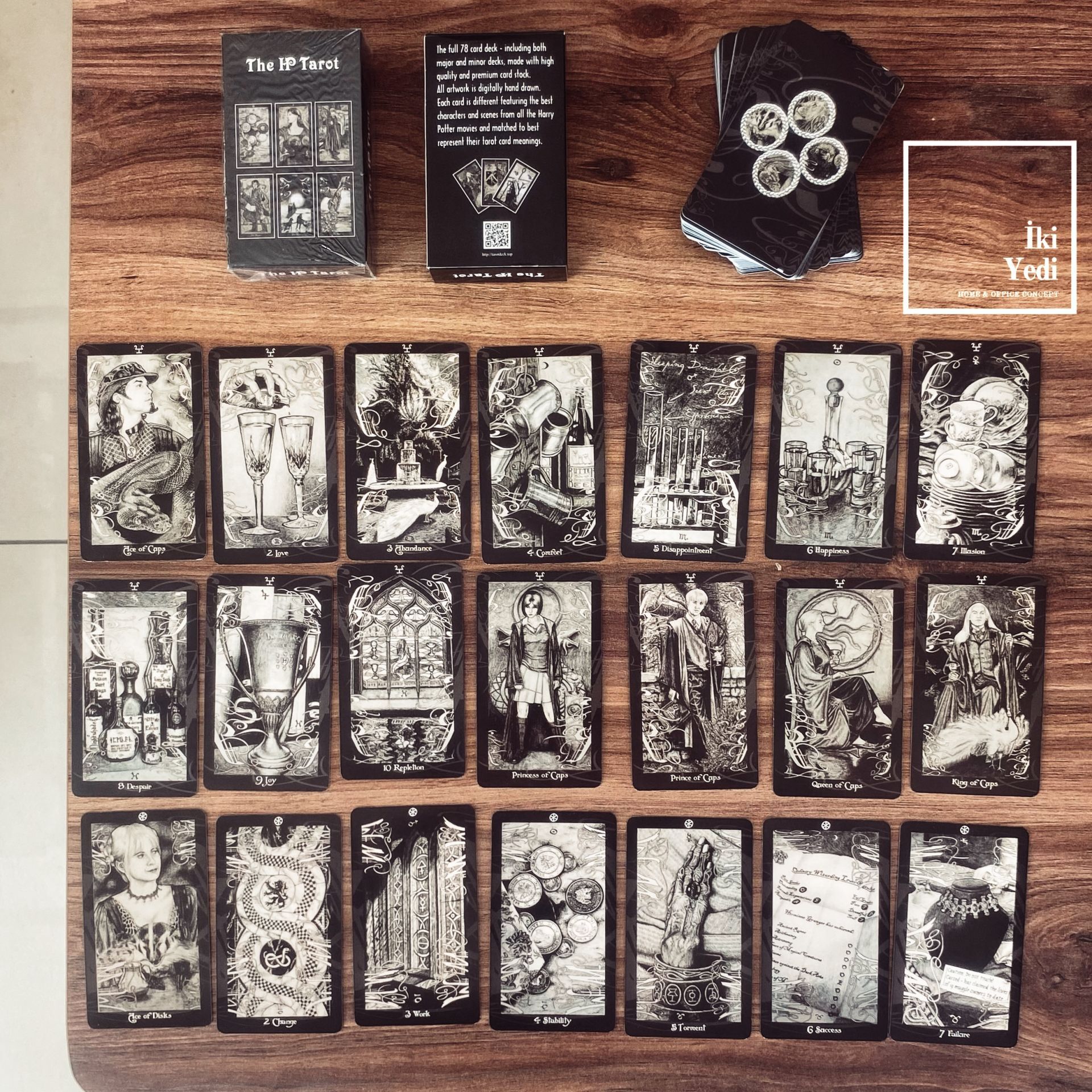 Harry Potter Temalı Tarot Kartları – The HP Tarot | Büyülü Koleksiyonluk Tarot Destesi Tarot Falı