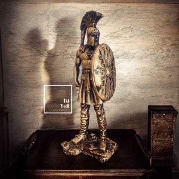 Flavius 40 cm Roma Askeri Savaşçı Lejyoner Heykeli Tarihi Dekorasyon Ürünleri Ofis Hediyesi Obje