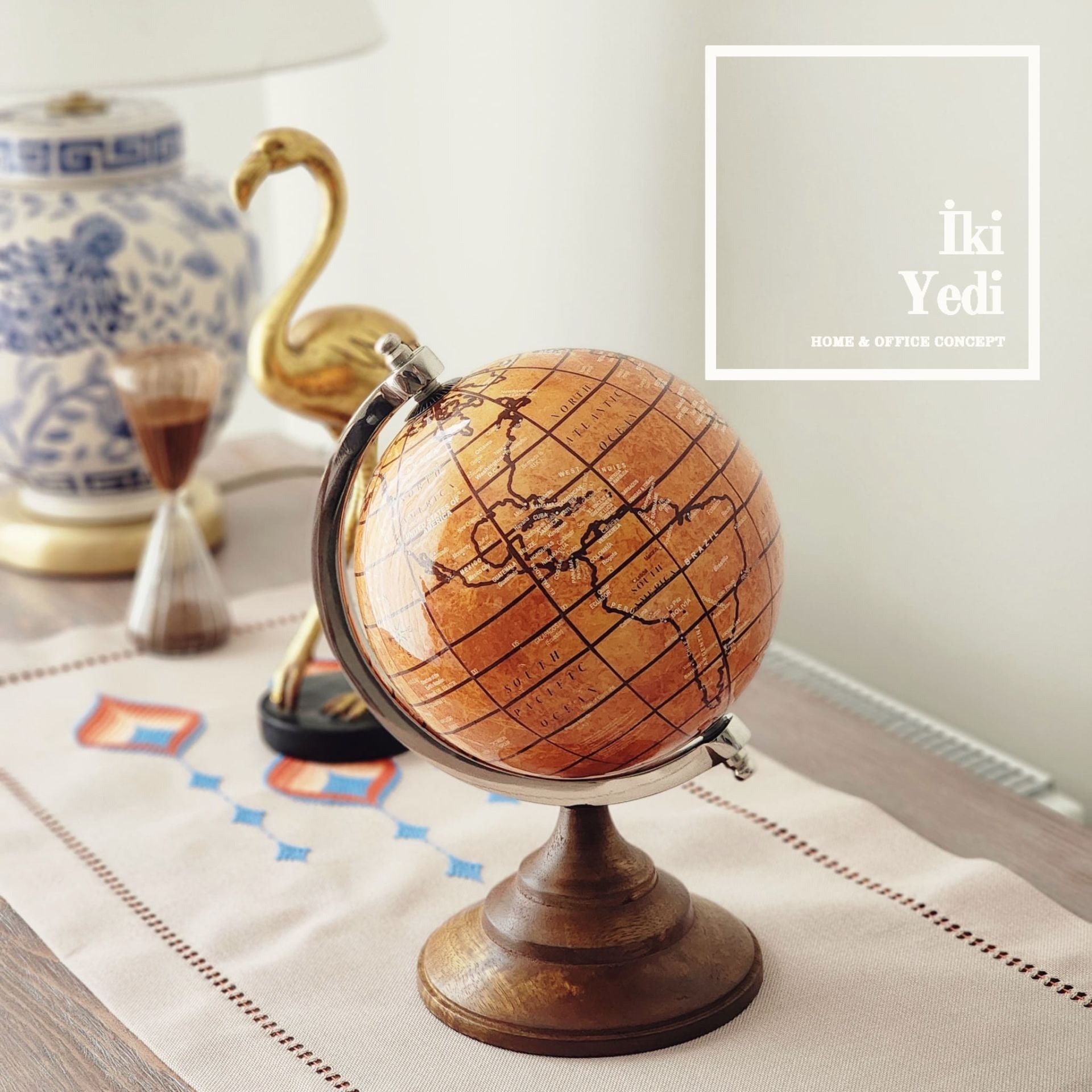 Vetrov Dünya Küresi World Globe Atlas Harita Ev Ofis Büro Dekorasyonu Yeni İş Hediyesi