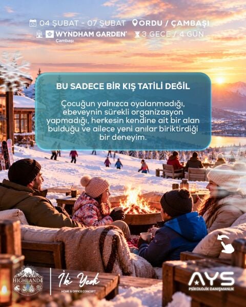 6. Denge Buluşması Ordu Çambaşı | 4–7 Şubat 2027 Çocuk ve Ebeveyn Etkinlikleri Kayak Keyfi Dinlenme