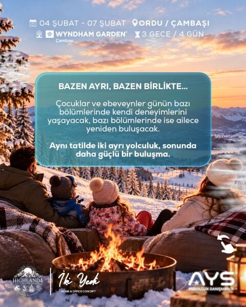 6. Denge Buluşması Ordu Çambaşı | 4–7 Şubat 2027 Çocuk ve Ebeveyn Etkinlikleri Kayak Keyfi Dinlenme