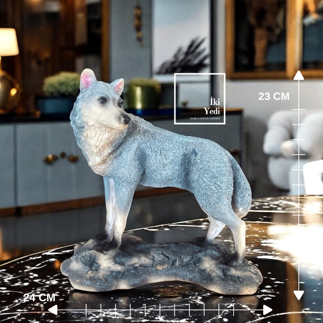 Vigour Kurt Heykeli Biblo, Dekoratif Masa Üstü Obje, Ev ve Ofis Aksesuarı Yeni İş Hediyesi Gelenek