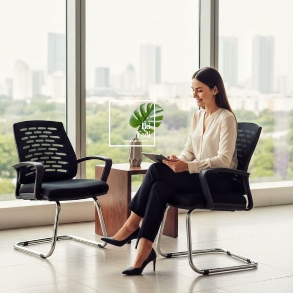 Mango Ofis Mobilya Takımı Modern Ofis Masa Seti Ergonomik Fileli Sandalyeler ile Şık Büro ve Çalışma Odası Dekorasyonu