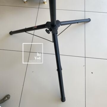 Jojones Endüstriyel Tripod Lambader Metal Ayak Ayarlanabilir Yükseklik Salon Ofis Aydınlatma Retro