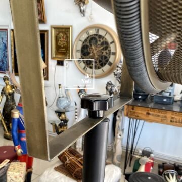 Jojones Endüstriyel Tripod Lambader Metal Ayak Ayarlanabilir Yükseklik Salon Ofis Aydınlatma Retro