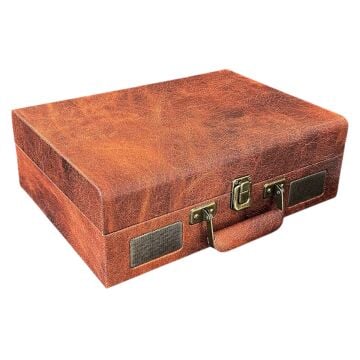 Crownwell Fordham Nostaljik Çantalı Pikap Bluetooth Hoparlörlü Plak Çalar Müzik Retro Hediyelik Şık