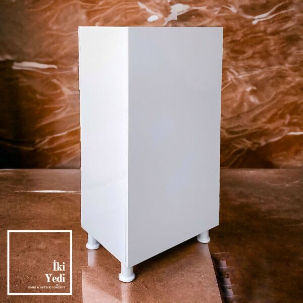 Garcia İnce Karşılama Bankosu Minimalist Küçük Desk Çekmeceli Konuşma Kürsüsü Para Kasası Resepsiyon Danışma Mağaza Giriş Masası