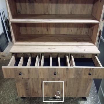 Vachoux Büyük Servant Dolabı Cafe Restoran Mobilyaları Dolap Adisyon Fiş Toplama Kasa Bankosu Garson Servis Ekipmanı