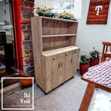 Vachoux Büyük Servant Dolabı Cafe Restoran Mobilyaları Dolap Adisyon Fiş Toplama Kasa Bankosu Garson Servis Ekipmanı