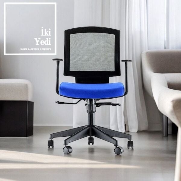 Goldsit Reks Kaliteli Ofis Çalışma Koltuğu Fileli Büro Sandalyesi Döner Bilgisayar Personel Şef Garantili