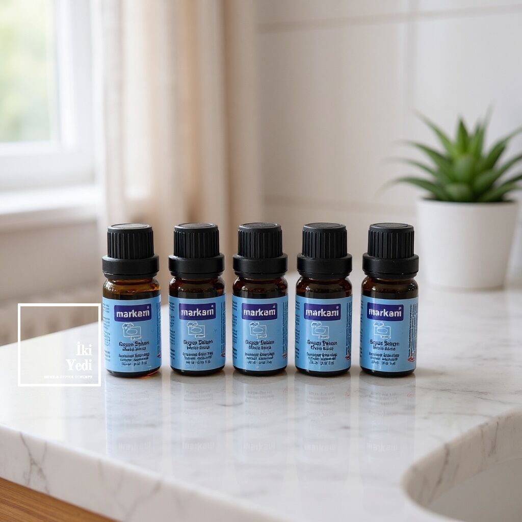 5 Adet - Saf Esansiyel Yağ - Oda Ve Ortam Kokusu - Beyaz Sabun Aromatik Uçucu Yağ 5x10ml