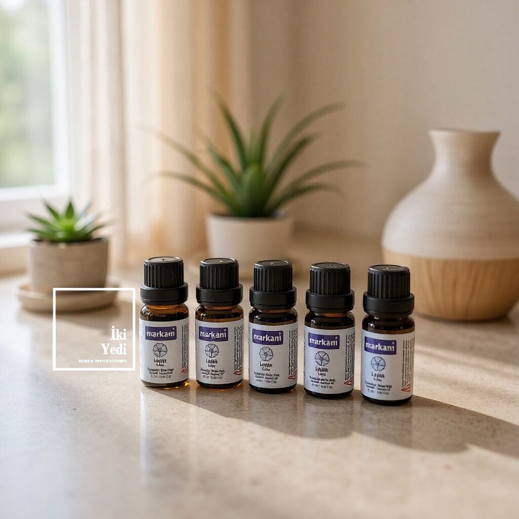 5 Adet - Saf Esansiyel Yağ - Oda Ve Ortam Kokusu - Leylak Aromatik Uçucu Yağ 5x10ml