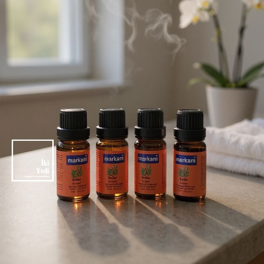 4 Adet - Saf Esansiyel Yağ - Oda Ve Ortam Kokusu - Buhur Aromatik Uçucu Yağ 4x10ml