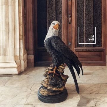 Tranibor 65 cm Büyük Kartal Heykeli Büyük Dekorlar Ev Ofis Büro Dekorasyon Ürünleri Şahin