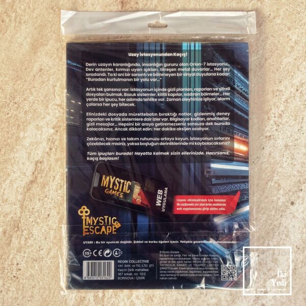 Mystic Escape Uzay İstasyonundan Kaçış Oyunu, Zeka ve Strateji Oyunu, Eğlenceli Kaçış Deneyimi