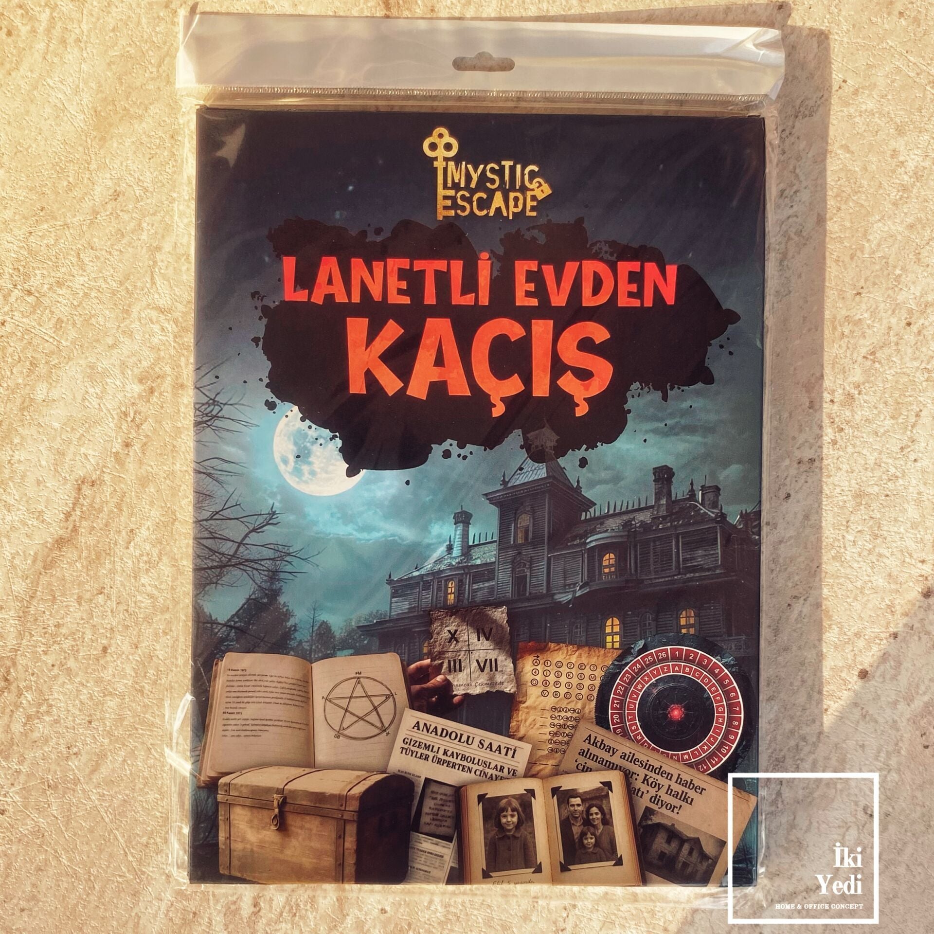 Mystic Escape Lanetli Evden Kaçış Oyunu, Zeka ve Mantık Bulmacaları, Eğlenceli Korku Temalı