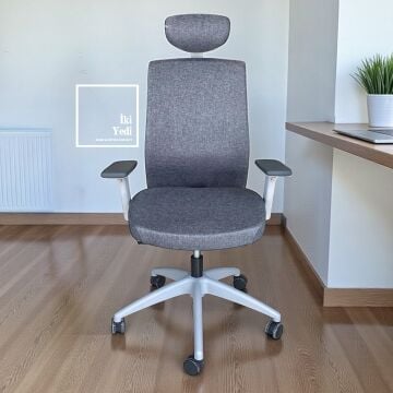 Orijinal Goldsit Venus Kaliteli Ofis Koltuk Takımı Makam Yönetici Misafir Bekleme Sandalyeleri Seti Büro Koltuğu Grubu Üst Düzey Beyaz Gri