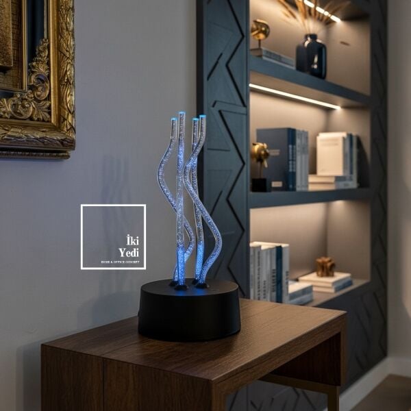 Tigana Işık Balesi Renk Değiştiren Dokunmatik Modern LED Gece Lambası Ofis ve Ev Dekoru Hediyelik